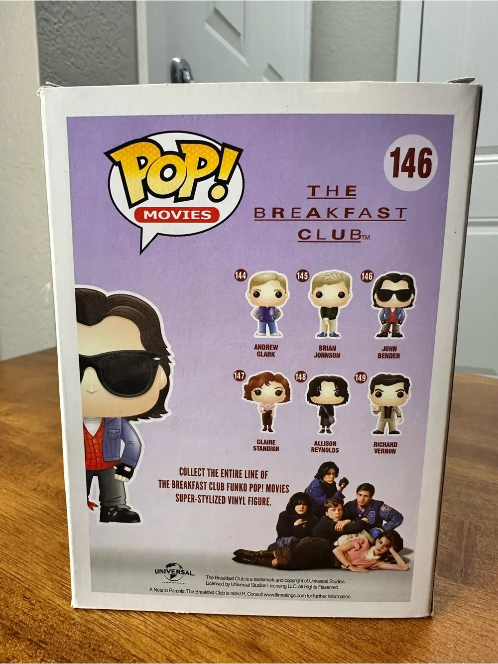 Funko Pop! John Bender Figure with Red, Blue, Black - Picture 3 of 3